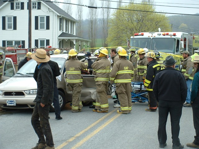 Vehicle Accident, Mt. Vernon & Limeville Roads, 4/19/03